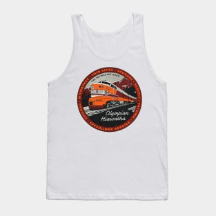 Olympian Hiawatha // The Milwaukee Road Speedliner Rail Train Tank Top